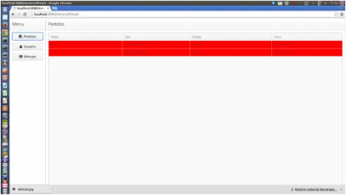 Administrador Mesero Screenshot