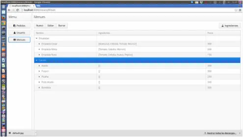 Administrador Mesero Screenshot