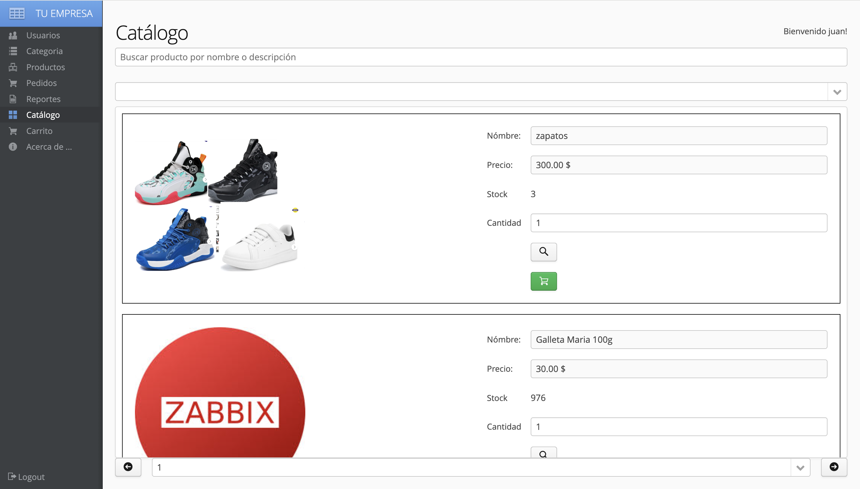 Ventas, Control de Stock y Facturación Screenshot